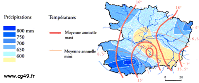 Petite Carte Géologique de l'Anjou