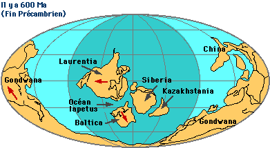 Les Continents de la Terre à travers les Ages 