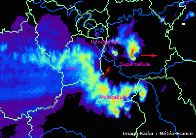 Image Radar du 25 mai 2007